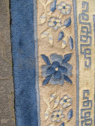 wohl antiker China Teppich um 1930 aus Nachlass (D 229) - Bild 11 von 16