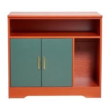 31in Litter Box Cabinet with Legs Stable Structure for Heavy Use Green