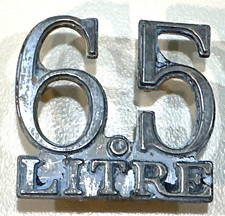 1973 1974 1975 Pontiac Grand Am Original Gm Trunk Lid Emblem 6.5 Litre
