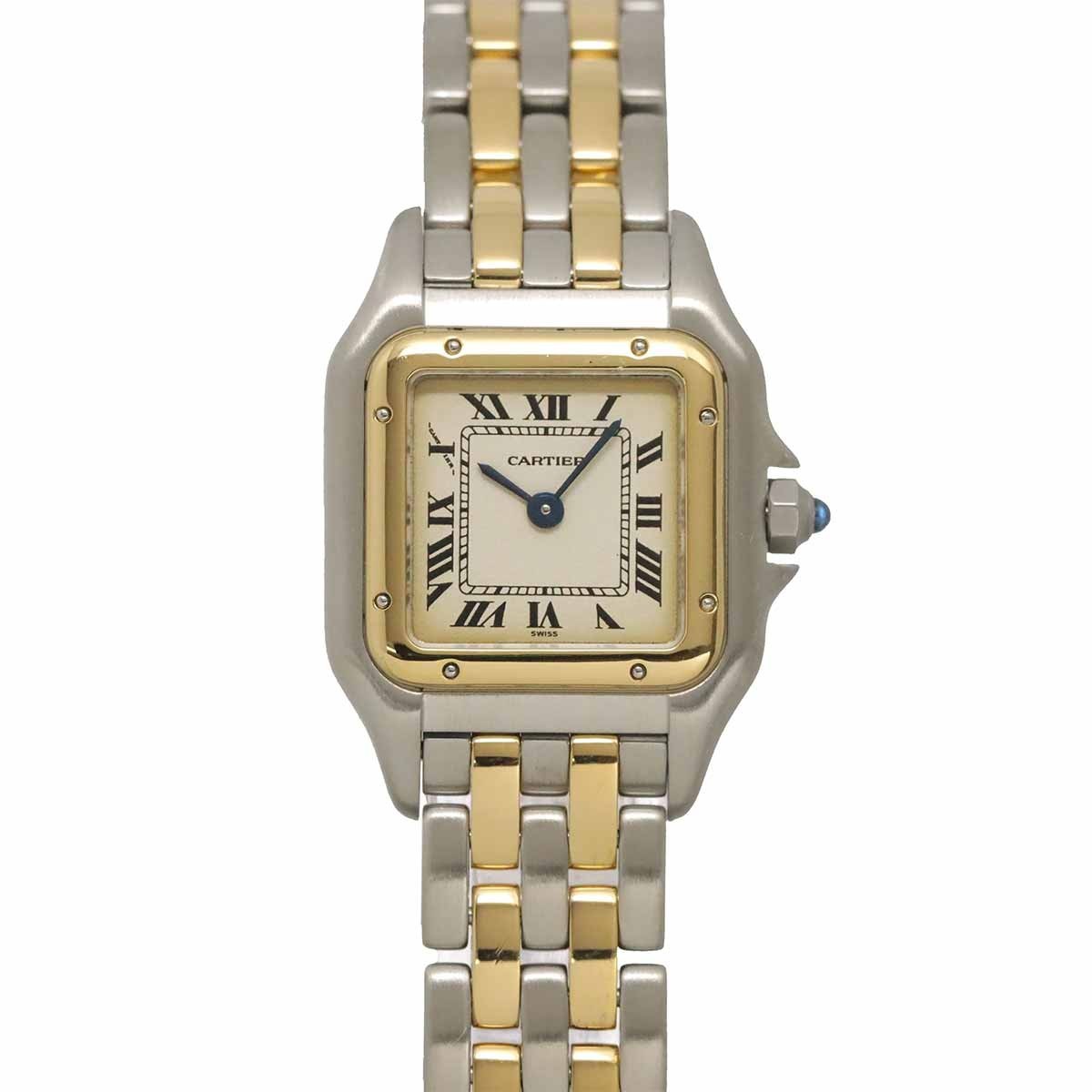 Cartier Panthere Two Row SM W25029B6 Quartz Cream Dial YG 90335106