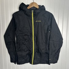 Columbia Sportswear, Hood Jacket, Water resistant, Black Youth L 14/16 
