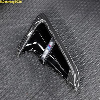Real Carbon Fiber Side Fender Grille Vent Cover For 2018-2025 BMW X3 G01 X3M F97