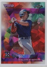 2024 Leaf Vivid Red Crystals /8 Malcolm Moore #106 1pe6