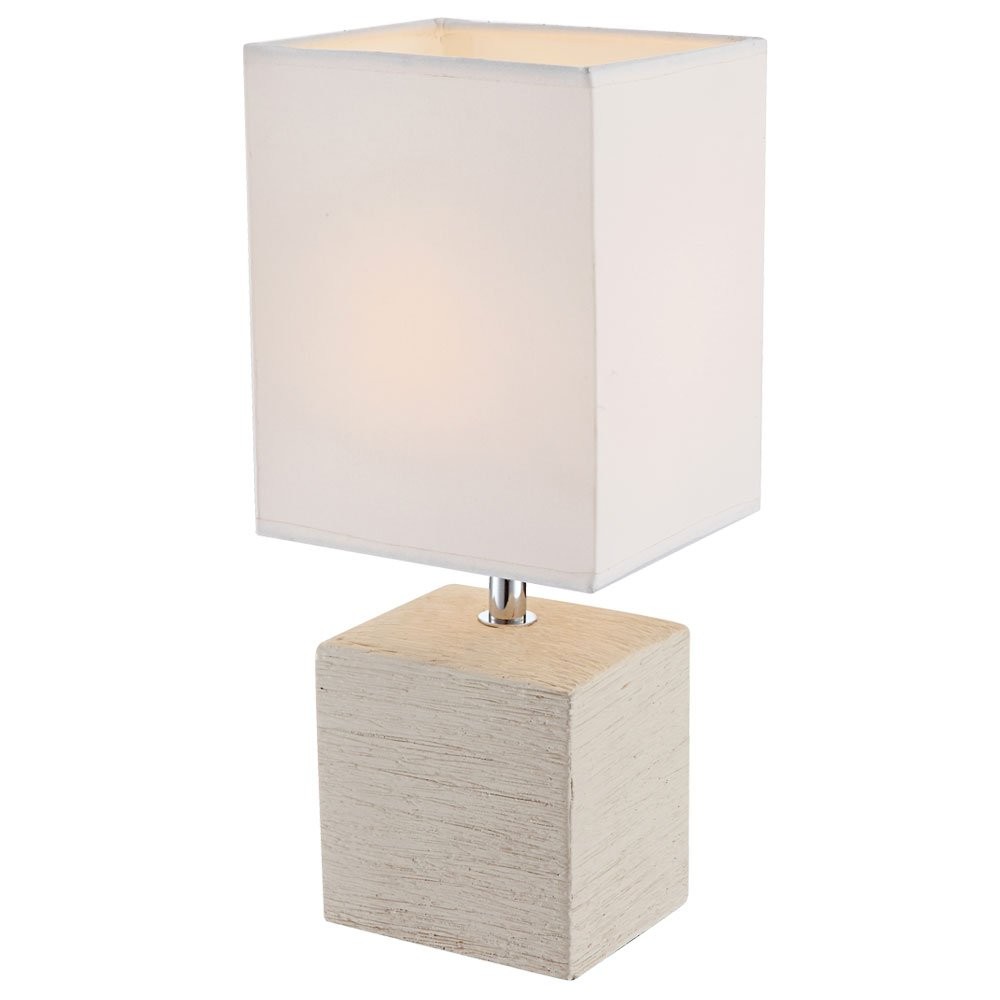 Lampe de table sans fil en métal noir pour salon et bureau