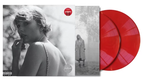 Taylor Swift ‎folklore Red Vinyl USA Exclusive Limited Edition 2LP New Sealed UK