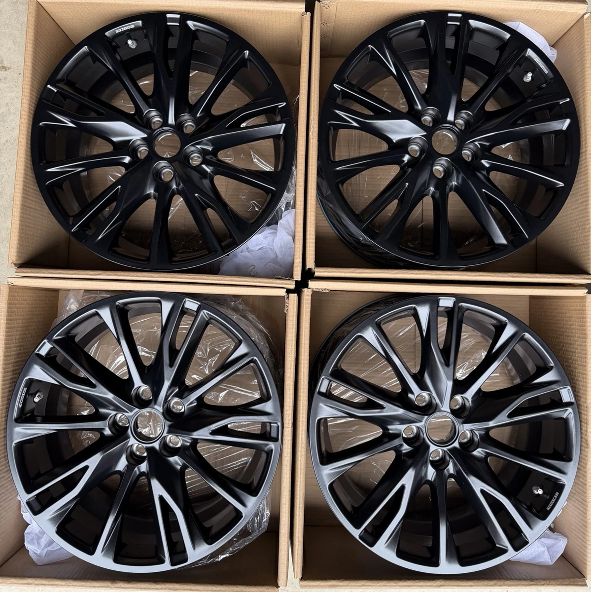 New 2025 Cadillac XT4 XTS CT6 20” Wheels Rims OEM 42882460 Black