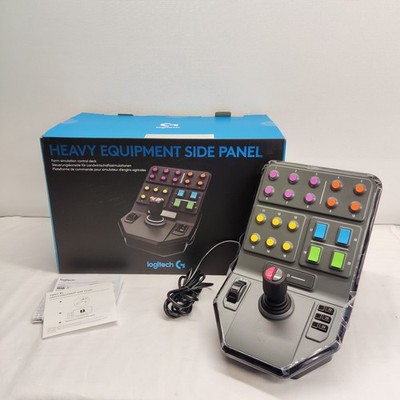 LOGITECH G SAITEK FARM SIMULATION CONTROL DECK HEAVY EQUIPMENT SIDE PANEL