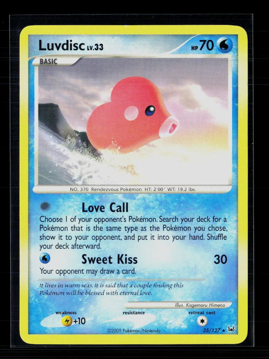 Pokemon 2009 Platinum – Platinum Luvdisc #35/127