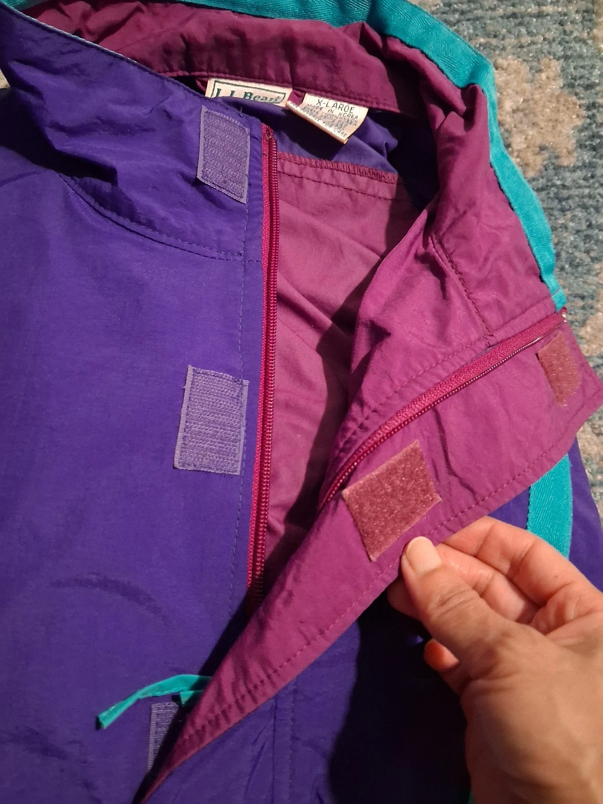 Vintage LL Bean Windbreaker Jacket Size XL - product detail image 6