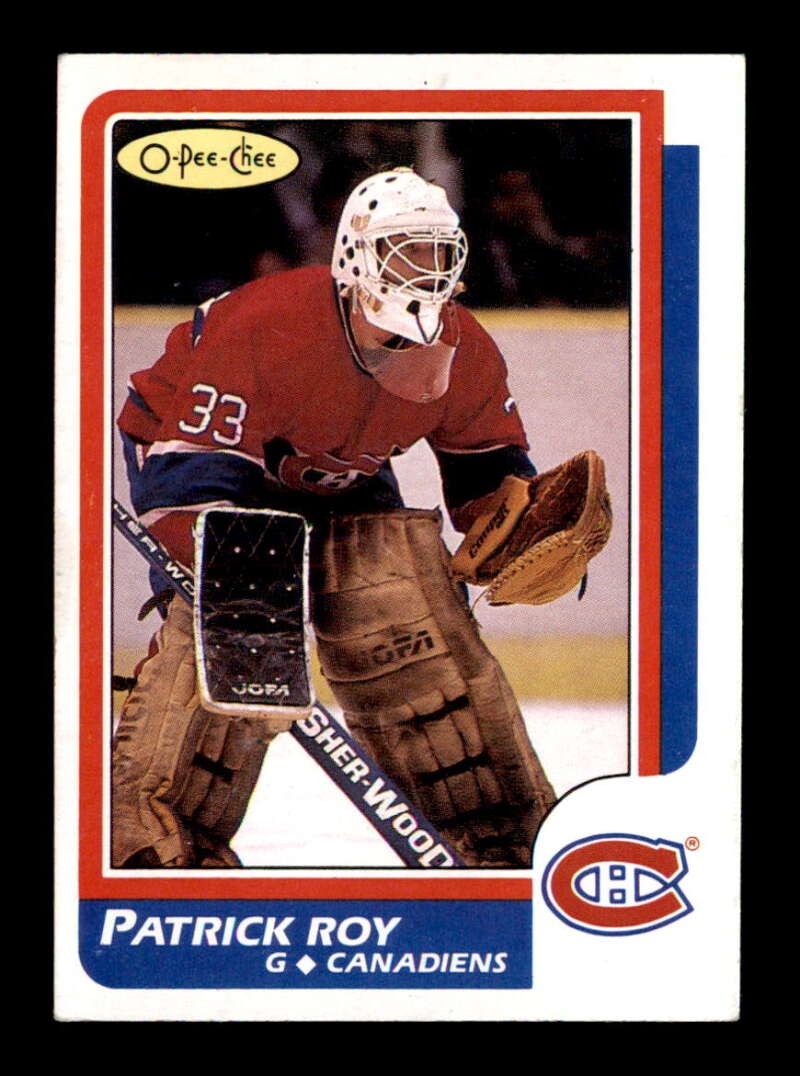 1986 O-Pee-Chee #53 Patrick Roy RC EX X3547757