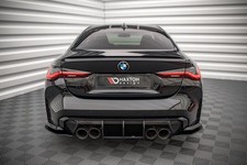 Heckansatz Diffusor passend f�r BMW M3 Limousine / Touring G80 roter Kern