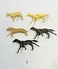 MARX LOT of 6 CAVALRY HORSES VINTAGE for FORT APACHE BLUE & GRAY ALAMO #2