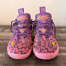 PUMA MB.03 Lo x TMNT Krang Kids Basketball Low Top Sneakers Purple Pink 6.5