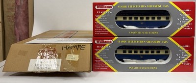 Williams O-27 JC Blue Comet Streamliner 2-Car Add-On Set 02706AO NIB B4