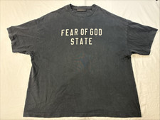 Essentials Fear Of God Heavy Weight T Shirt Size Large Color Black