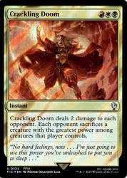 Crackling Doom (Surge Foil) Commander: Final Fantasy