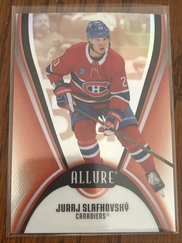 Juraj Slafkovsky [Red Rainbow Autograph] #26 2025 Upper Deck Allure card