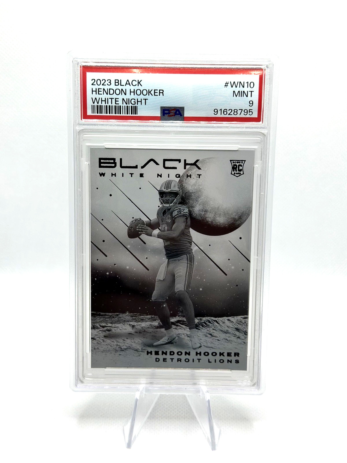2023 Panini Black - Hendon Hooker #WN10 White Night PSA 9