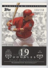 2007 Moments & Milestones 133/150 Ryan Zimmerman (2005 Debut Season 23 Hits) y4s