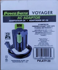 PowerSmith AC-DC Adapter PVLATF120 Voyager LED Work Light Power Supply