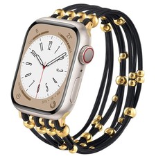 VISOOM Beaded Boho Bracelet Compatible for Apple Watch bands 38/40/41/42mm Wo...