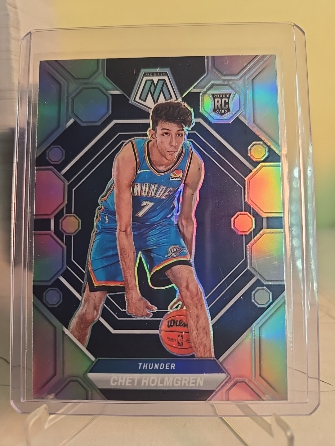 2022-23 Panini Mosaic - Rookies Chet Holmgren #236 Silver Prizm (RC)