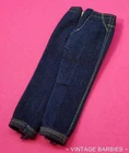 Vintage Barbie Doll Picnic Set #967 Jeans / Pants Near Mint ~ 1960's