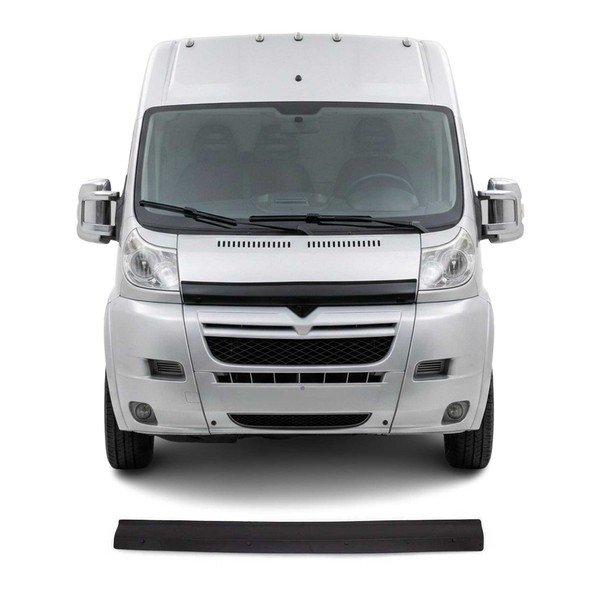 Motorhaube Deflektor Insekten Steinschlagschutz FüR Peugeot Boxer 2006-14 Dunkel-image