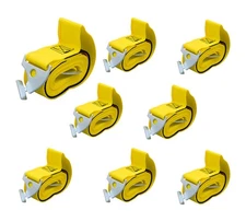 8 Pk 2"x98.5" Pallet Rack Safety Straps for 8 ft Pallet Racking Bays 800 lbs WLL