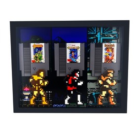 Castlevania Simon's Quest Dracula's Curse NES Games 3D Art Simon Belmont 8 Bit