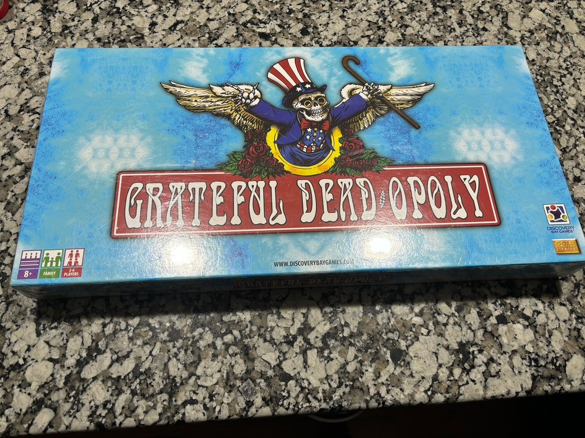 GREATFUL DEAD：モノポリー (ボードゲーム) Discovery Bay Games Grateful Deadopoly Game Board - 1134 for