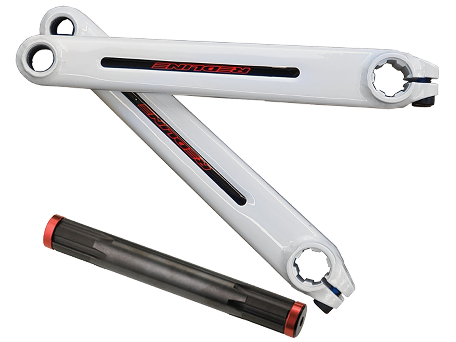 Redline Flight 402 Cranks - White 175mm