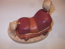 WDCC Disney Dog Footstool Frisky Footstool - Beauty and Beast Box & COA