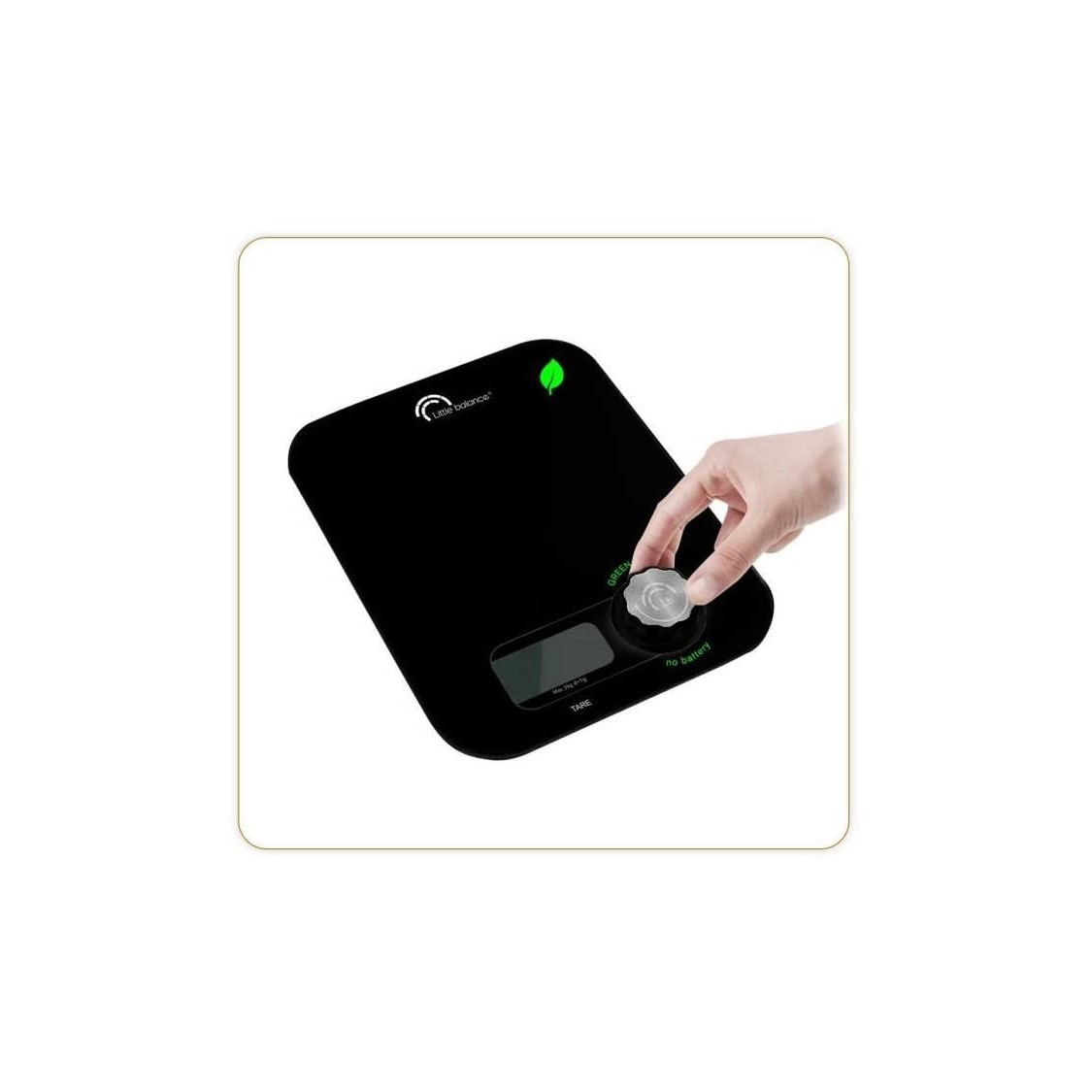 Balance de cuisine Kinetic anti-panne de pile Little Balance verre trempé 1g