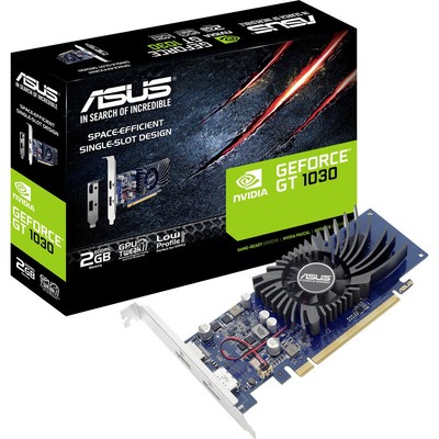 Asus Grafikkarte Nvidia GeForce GT1030   2 GB GDDR5-RAM PCIe  HDMI , DisplayP...