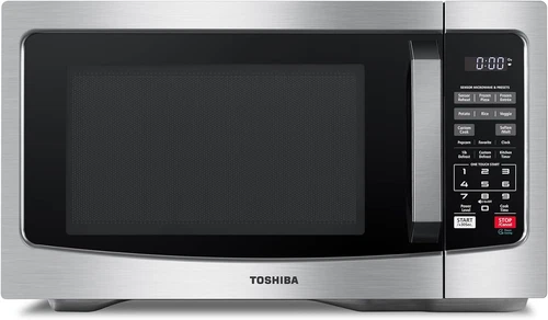 TOSHIBA EM131A5C-SS Countertop Microwave Ovens 1.2 Cu Ft with 12.4" Removable Tu