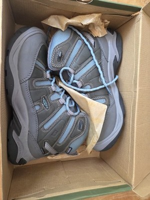 NEW IN BOX KEEN Circadia Mid Polar Waterproof Hiking Boots Steel Grey US 7
