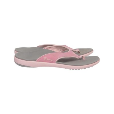 Spenco, Flip Flops, Größe: 37 1/2, Grau/Pink, Damen #8lH