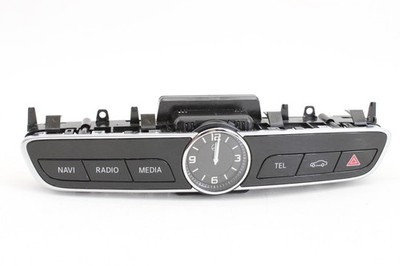 2019-2023 MERCEDES E450 S213 CENTER MULTI CONTROL HAZARD CLOCK SWITCH PANEL OEM