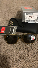 Ray-Ban RB2132 New Wayfarer 945/57 Honey Brown B15 Polarized 55-18 145