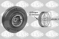 Sasic Riemenscheibe Kurbelwelle 9001807 FüR T4 LT 70B VW Transporter Volvo Audi