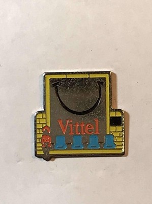 PIN - Yellow Vittel - Mineral Water Brand - Metal