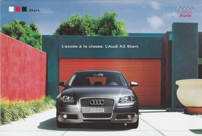 Catalogue Brochure Audi A3 Start 11/2007 Suisse en français - Photo 1/2