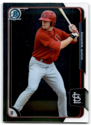 2015 BOWMAN CHROME PROSPECTS ROWAN WICK ST. LOUIS CARDINALS #BCP175