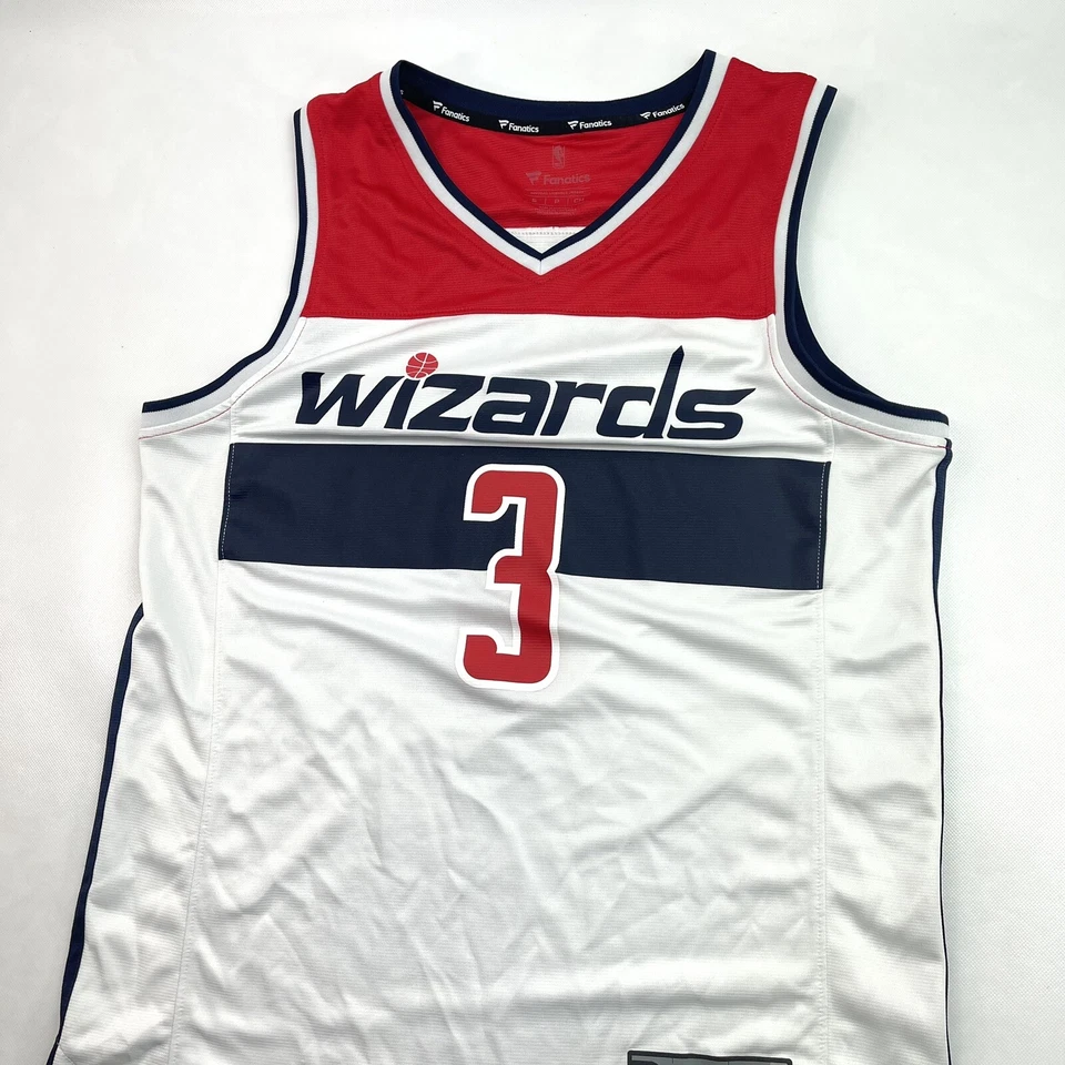 Camiseta de baloncesto NBA Washington Wizards Fanatics Bradley Beal para hombre talla S Foto 3 de 4