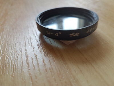 ZENIT FARBFILTER GRAU N-4 46 mm x 0,75 MIT GEWINDE FÜR OBJEKTIV SCHMALFILMKAMERA