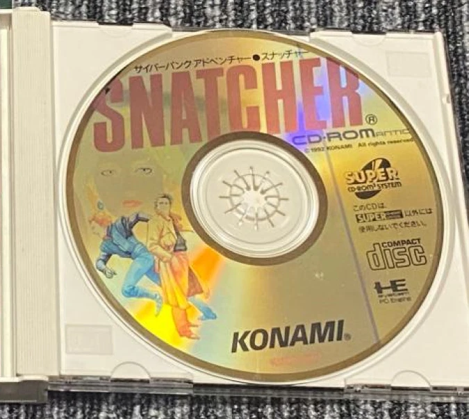PC Engine PCE SNATCHER SUPER Japanese Edition Good GP - Image 3 of 4