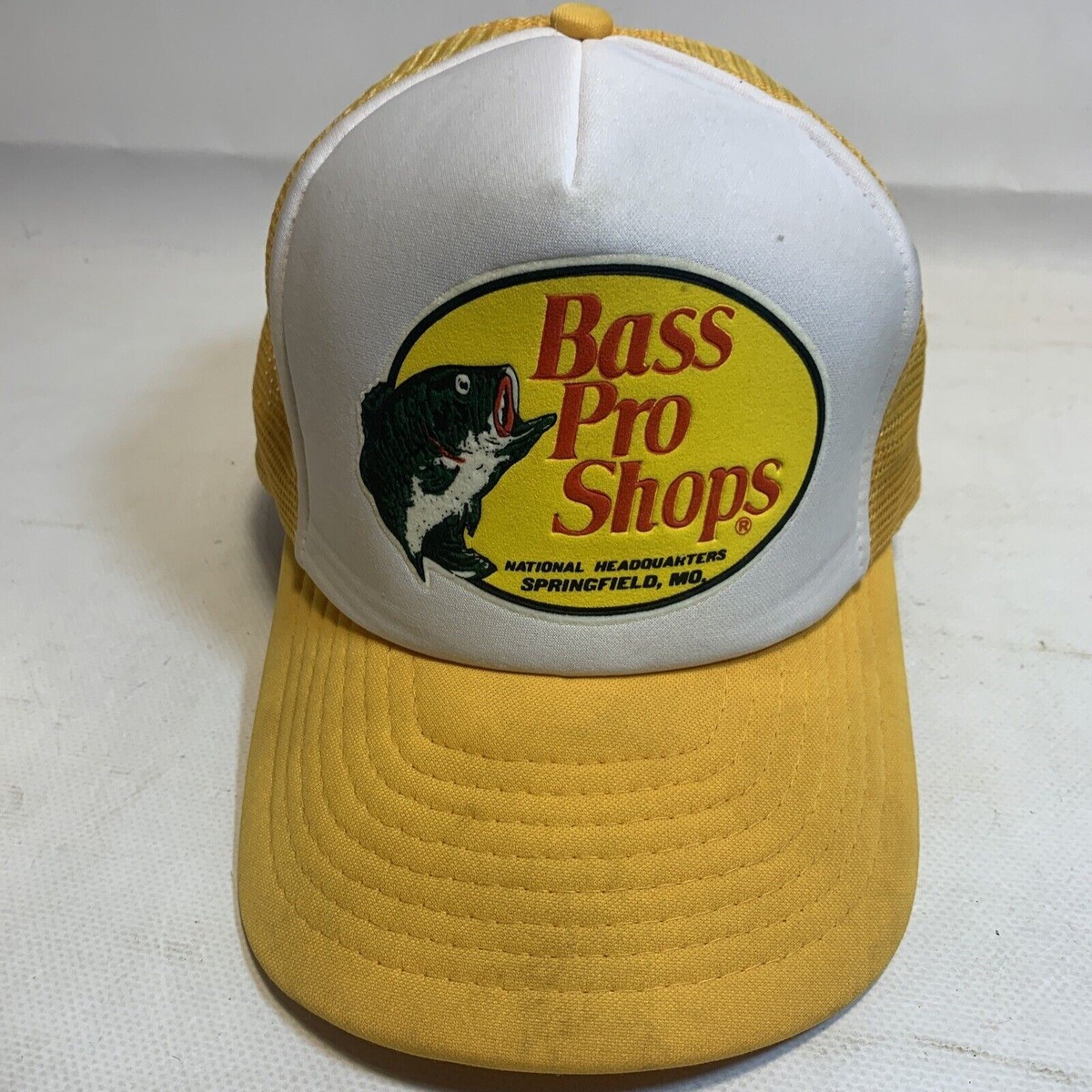 Bass Pro Shops キャップ 黄色 フリーサイズ 古着 Bass Pro Shops キャップ 黄色 フリーサイズ 古着｜Yahoo!フリマ