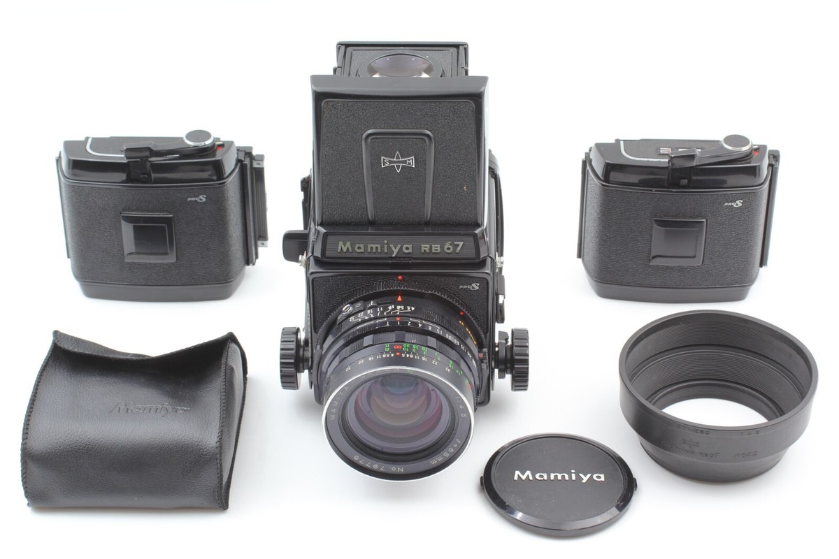 マミヤRB67 PRO S 65㎜レンズ SEKOR C マウント マミヤ NEAR MINT] Mamiya RB67 Pro S + Sekor C 65mm F/4.5 + 120