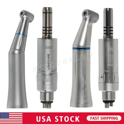 Dental Inner spray Low Speed Handpiece Contra Angle NSK Style Air Motor 4 Holes